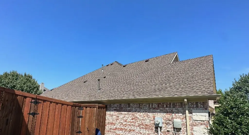 Completed roof replacement project in Pigeon Forge